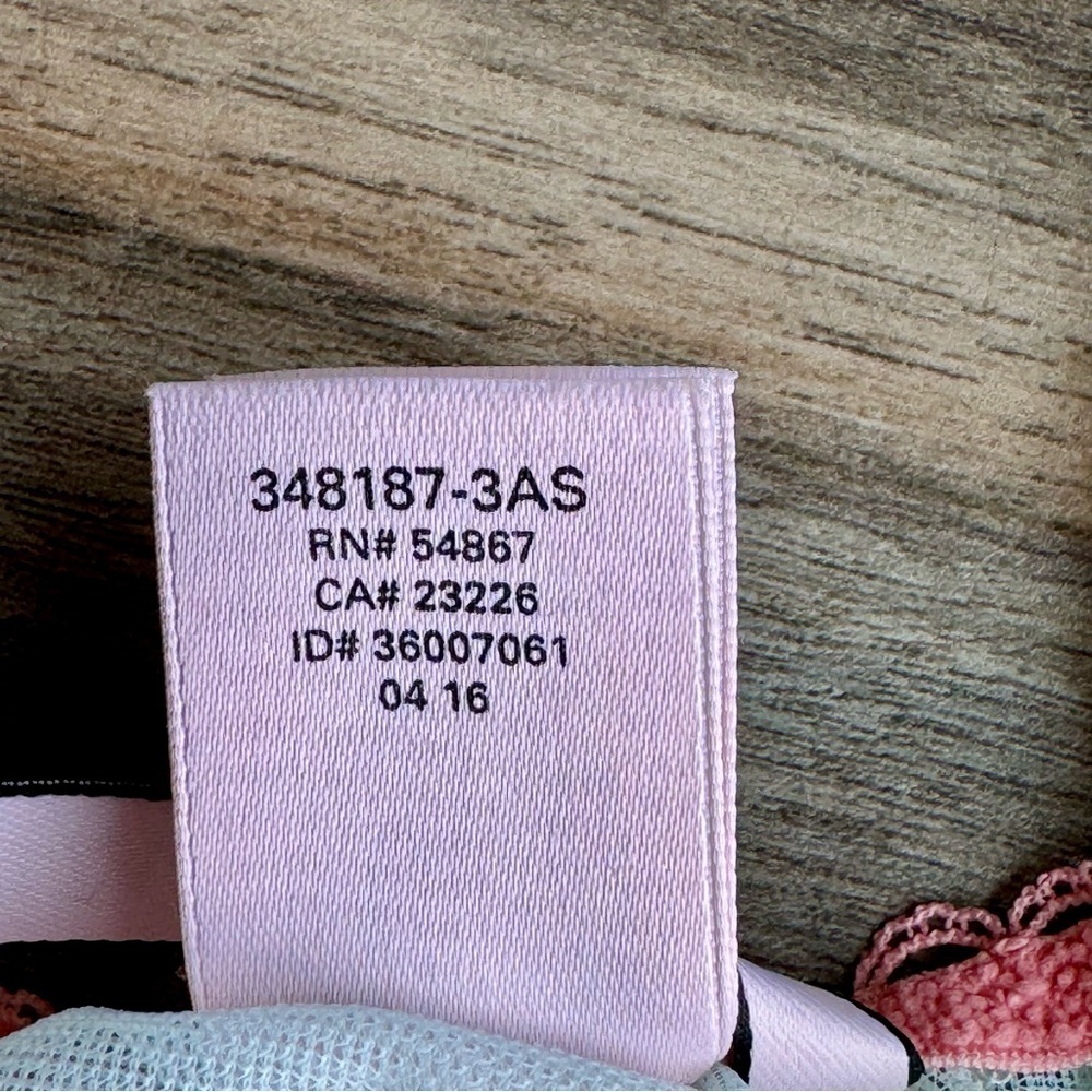 Victoria's Secret Mint Green and Coral Chemise - Picture 7 of 12